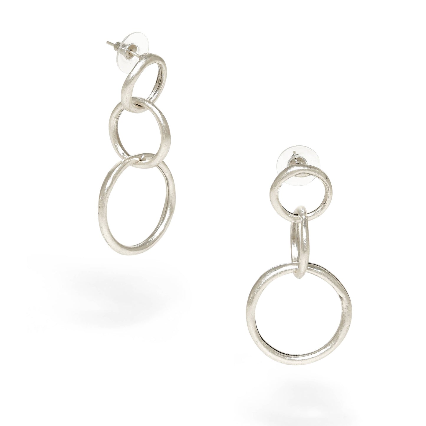 Handmade Pewter Earrings - 24-305