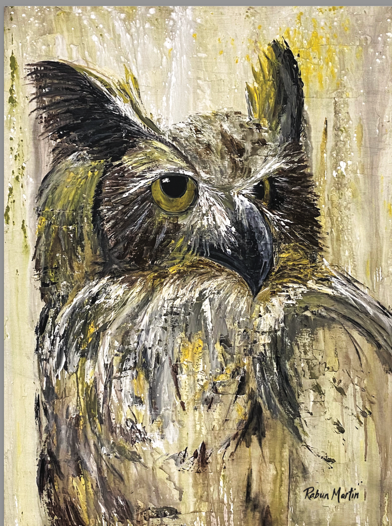 12x16 Great Horned Owl