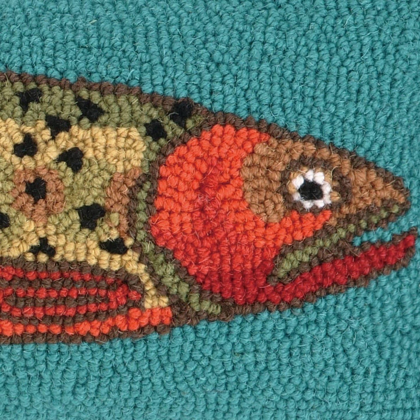 Trout Right Hook Pillow - Suzanne Nicoll