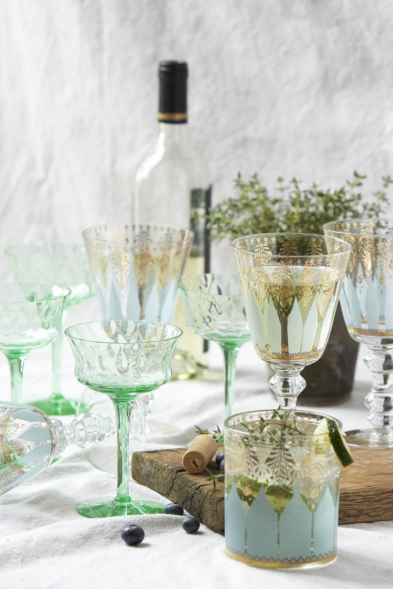 Blue Goblet S/2