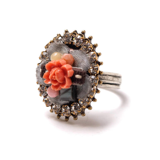 Salmon Rose Ring