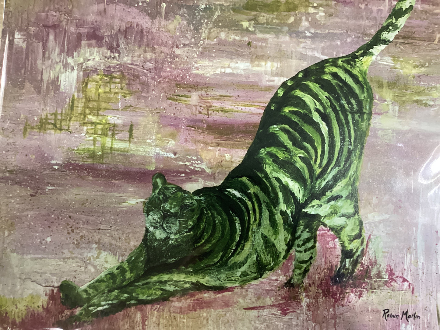 11x14 Tiger Stretch