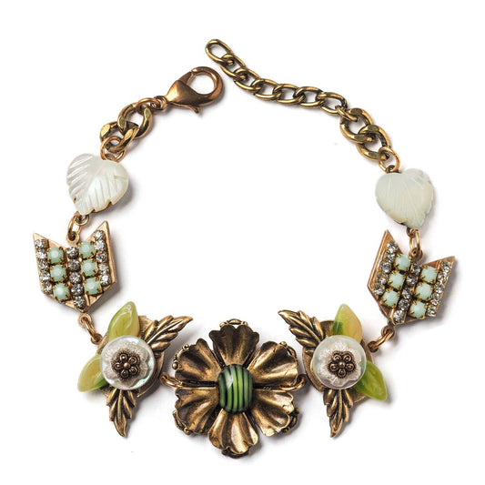 Flowers Wings & Arrows Bracelet