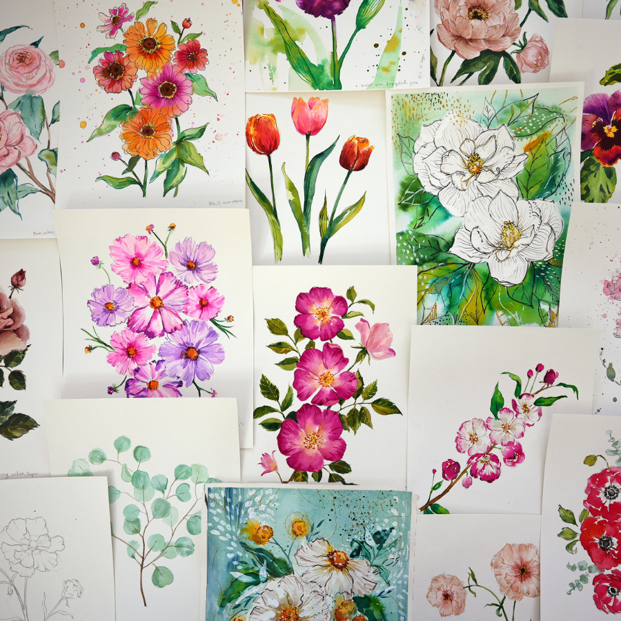 Floral Workbook by Sarah Cray