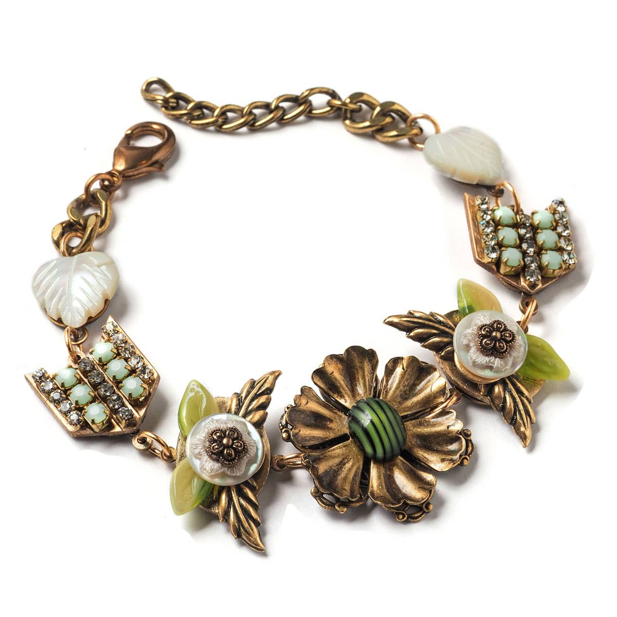 Flowers Wings & Arrows Bracelet
