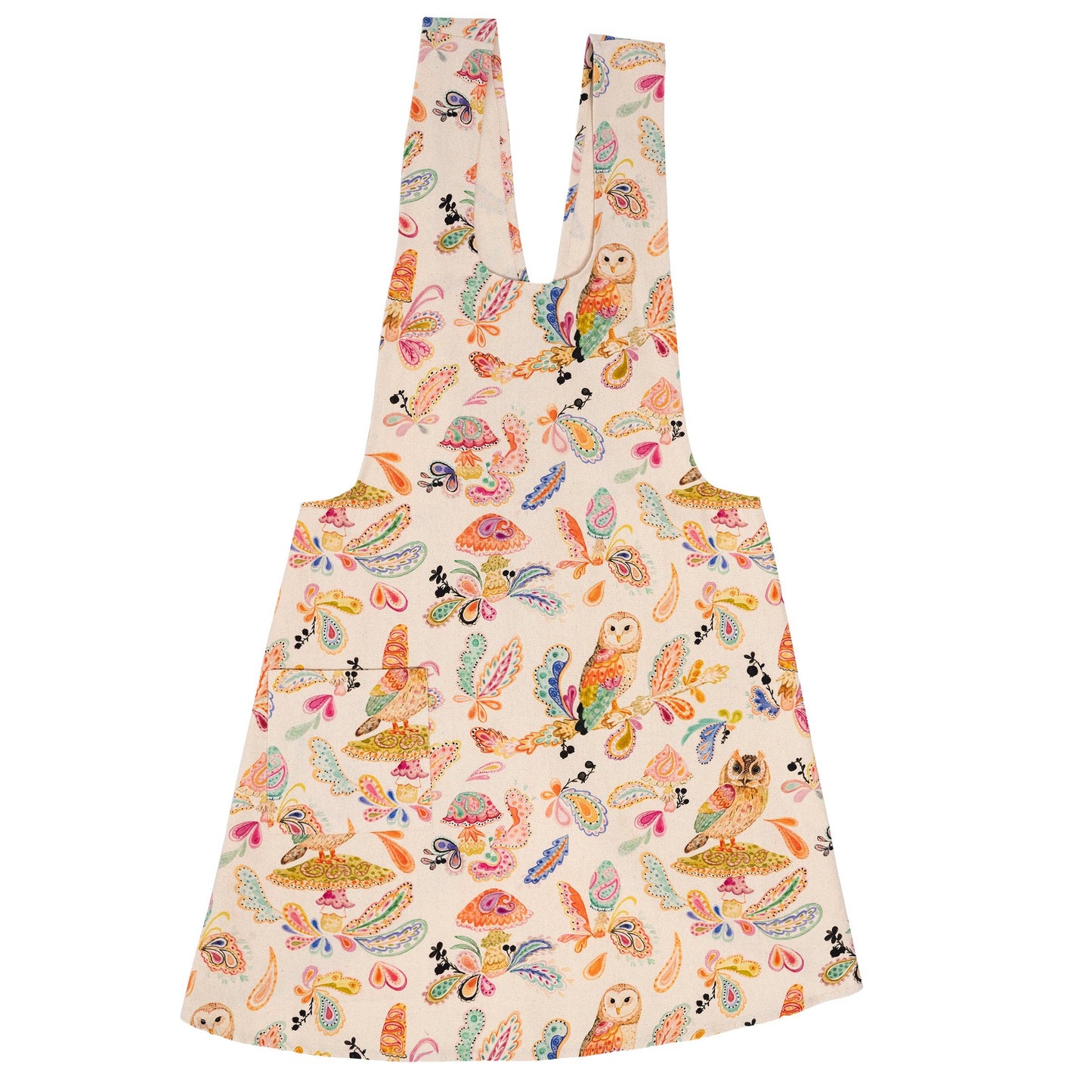 Pinafore Apron-Paisley Forest
