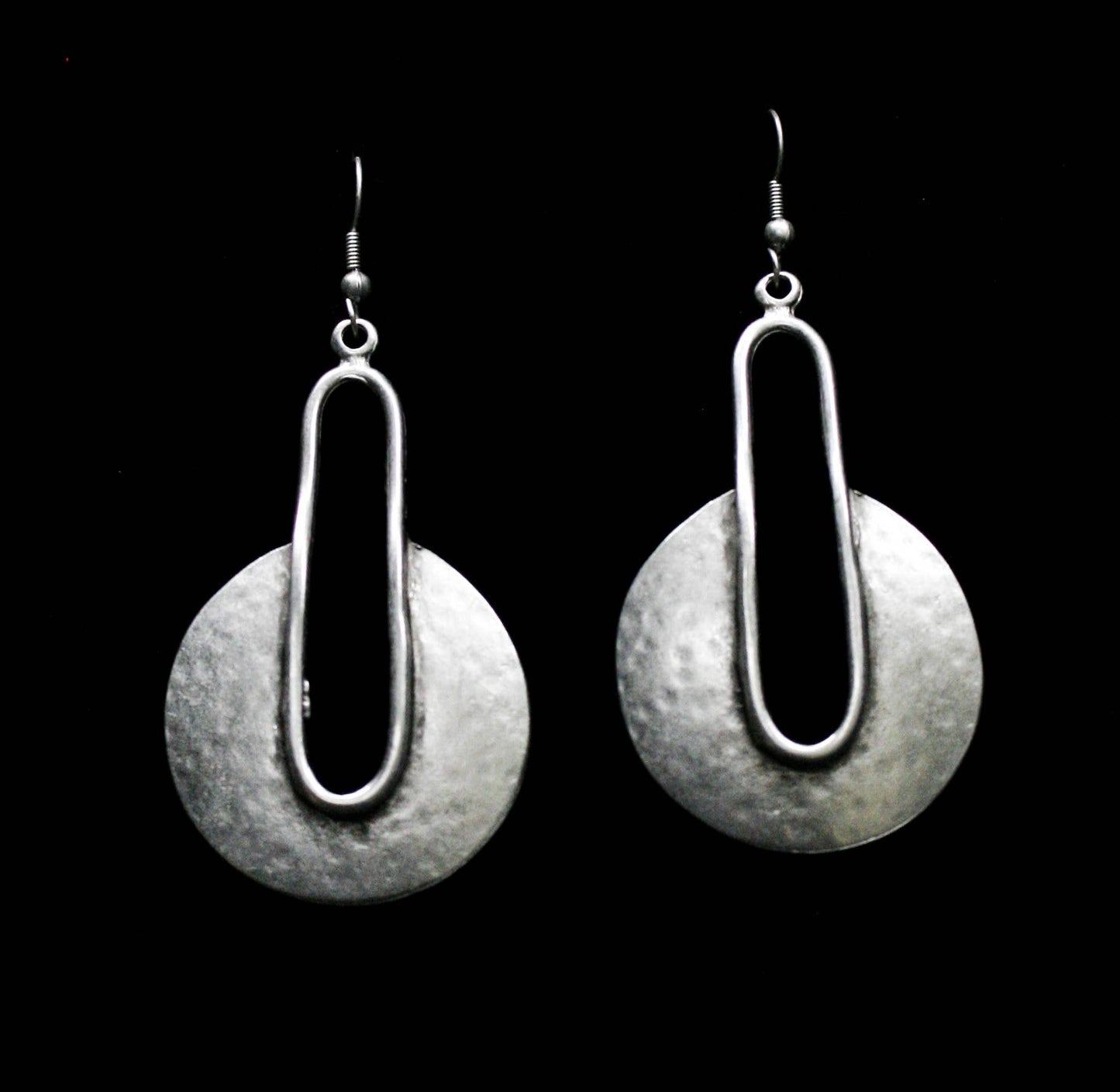 Handmade Pewter Earrings - KU153