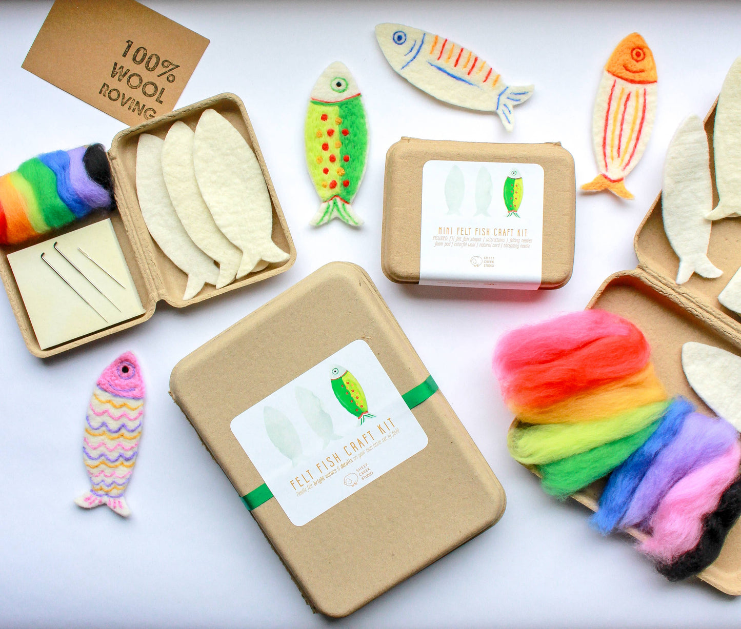 Mini Fish Felting Craft Kit