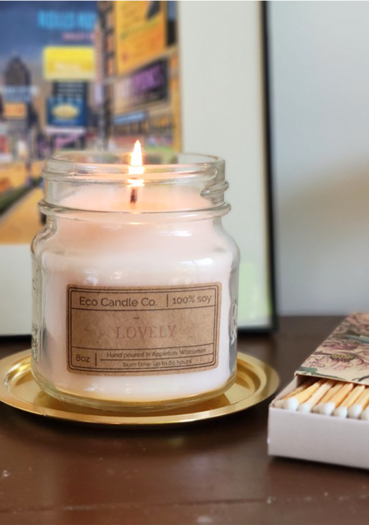 8oz mason LOVELY | Valentine's Day