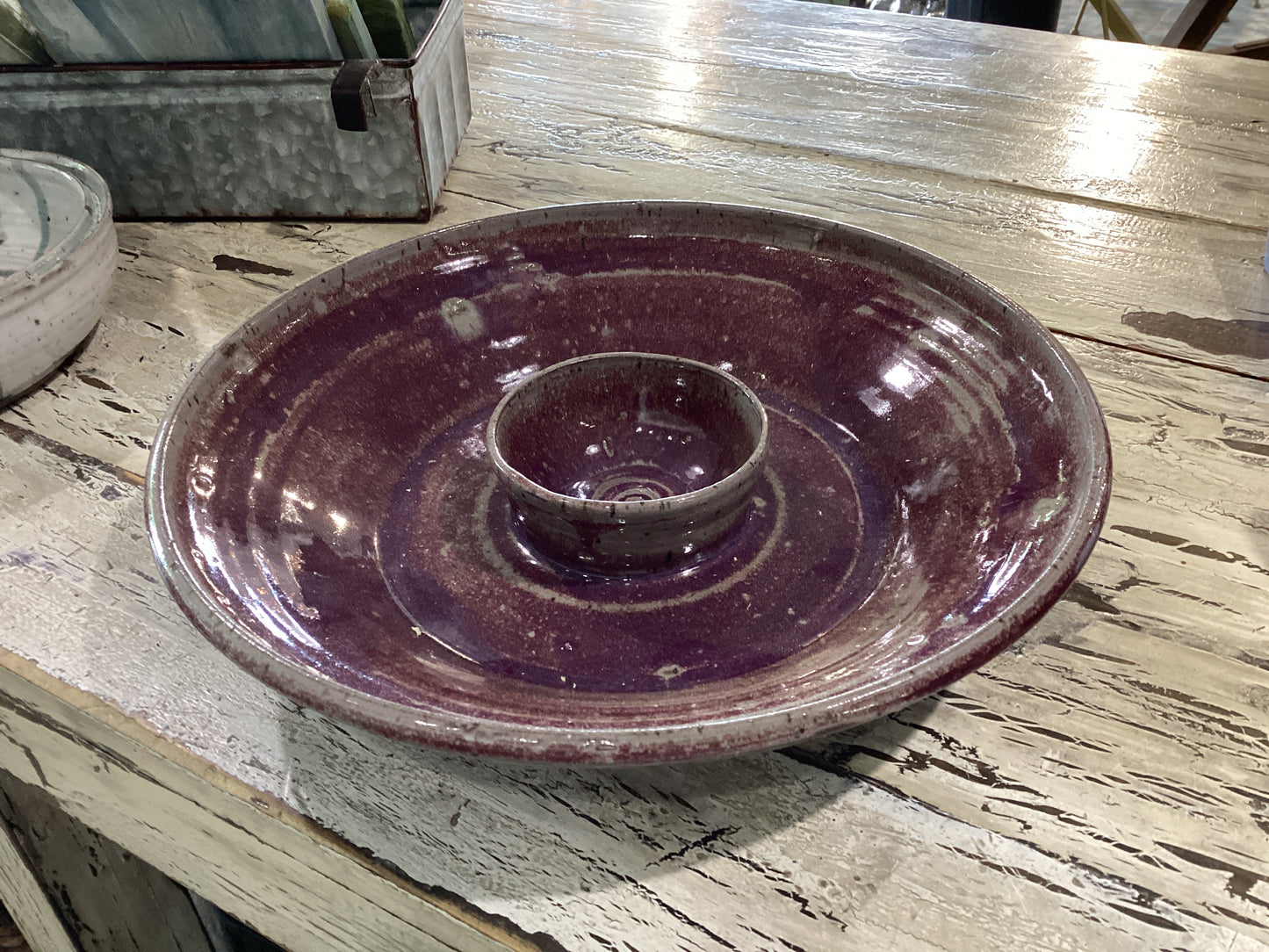 Chips and dip bowl