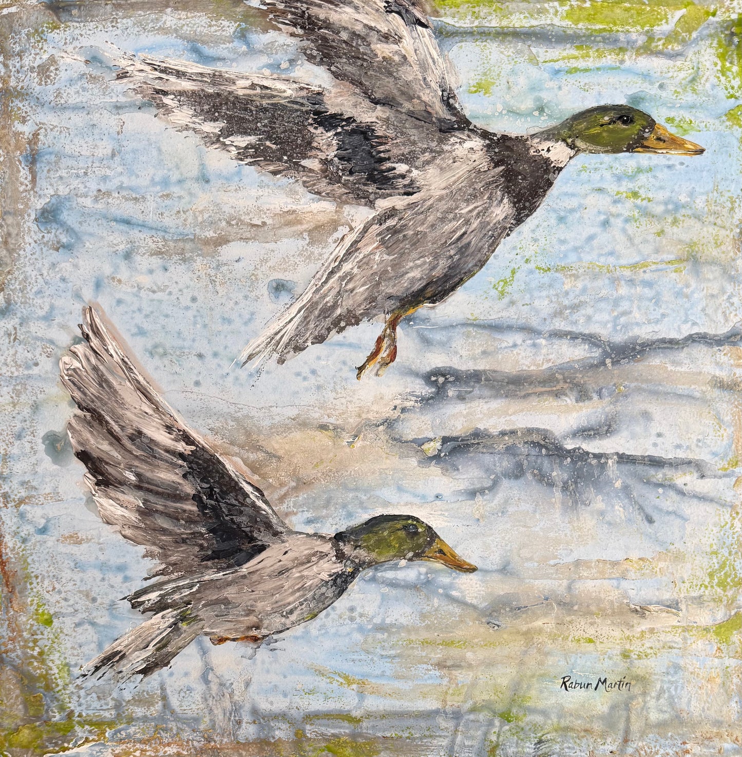 2x2 | Flock of Mallards | Original