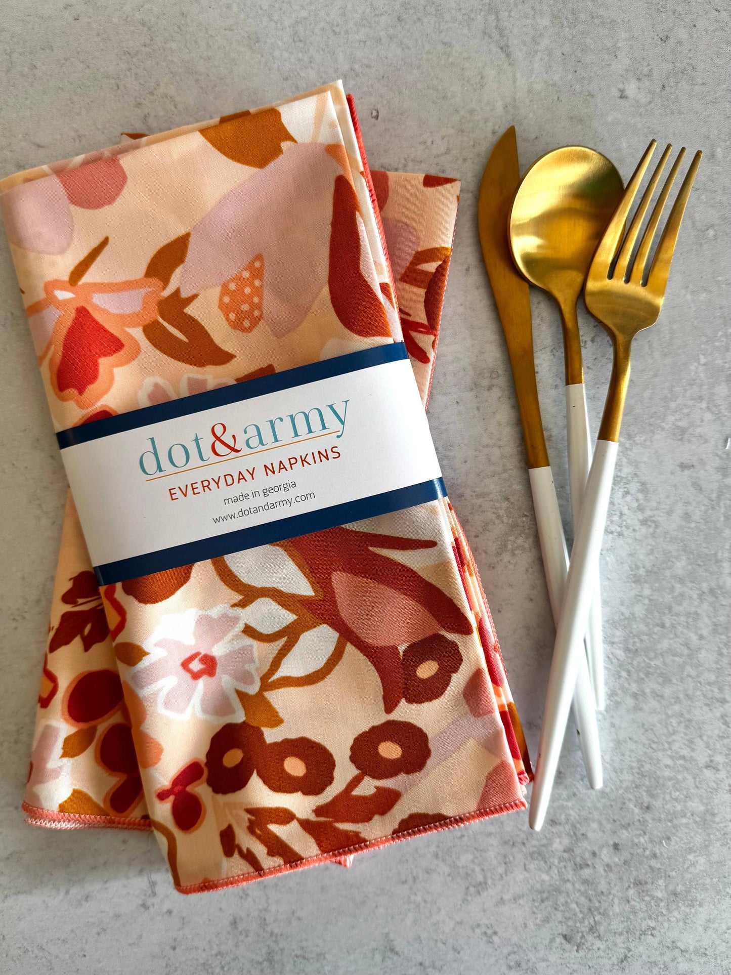 Desert Flora Cloth Napkins, set of four: Dinner