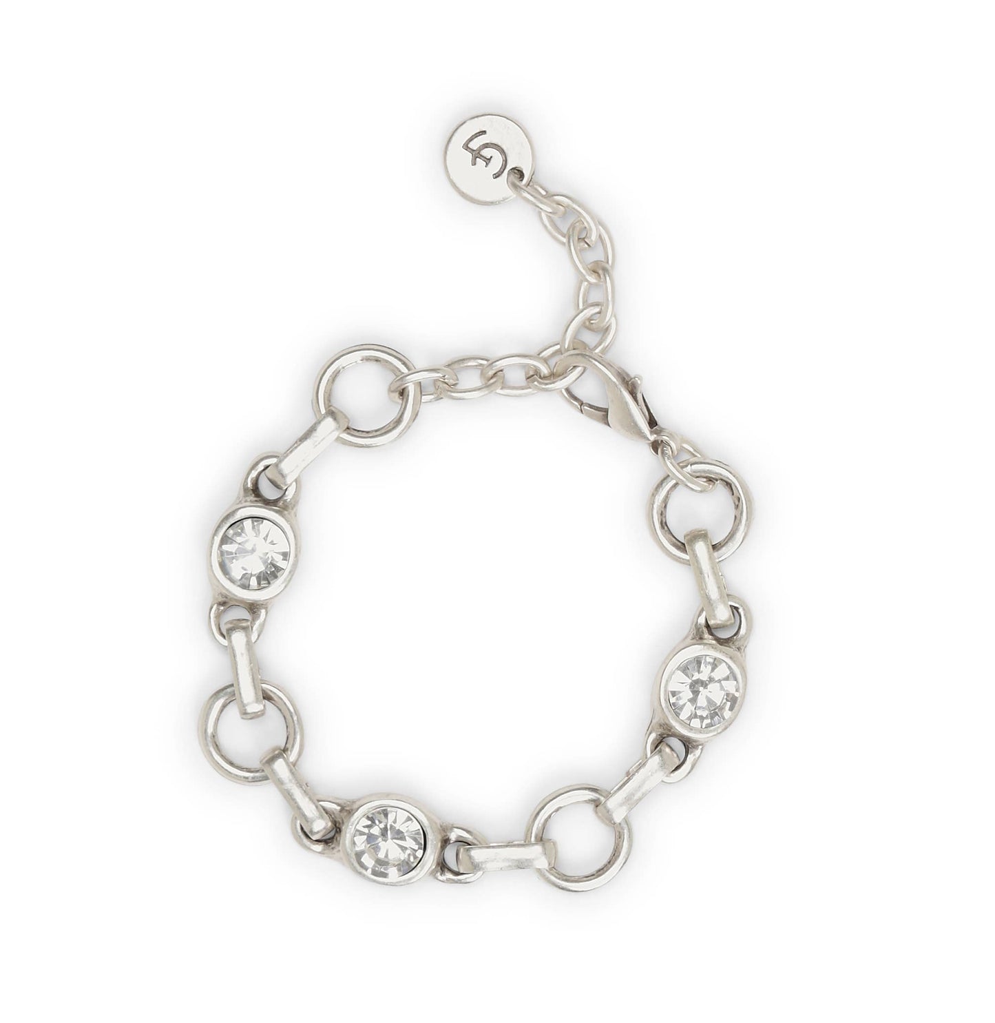 Handmade Pewter Link & Chain Bracelet - NB2508