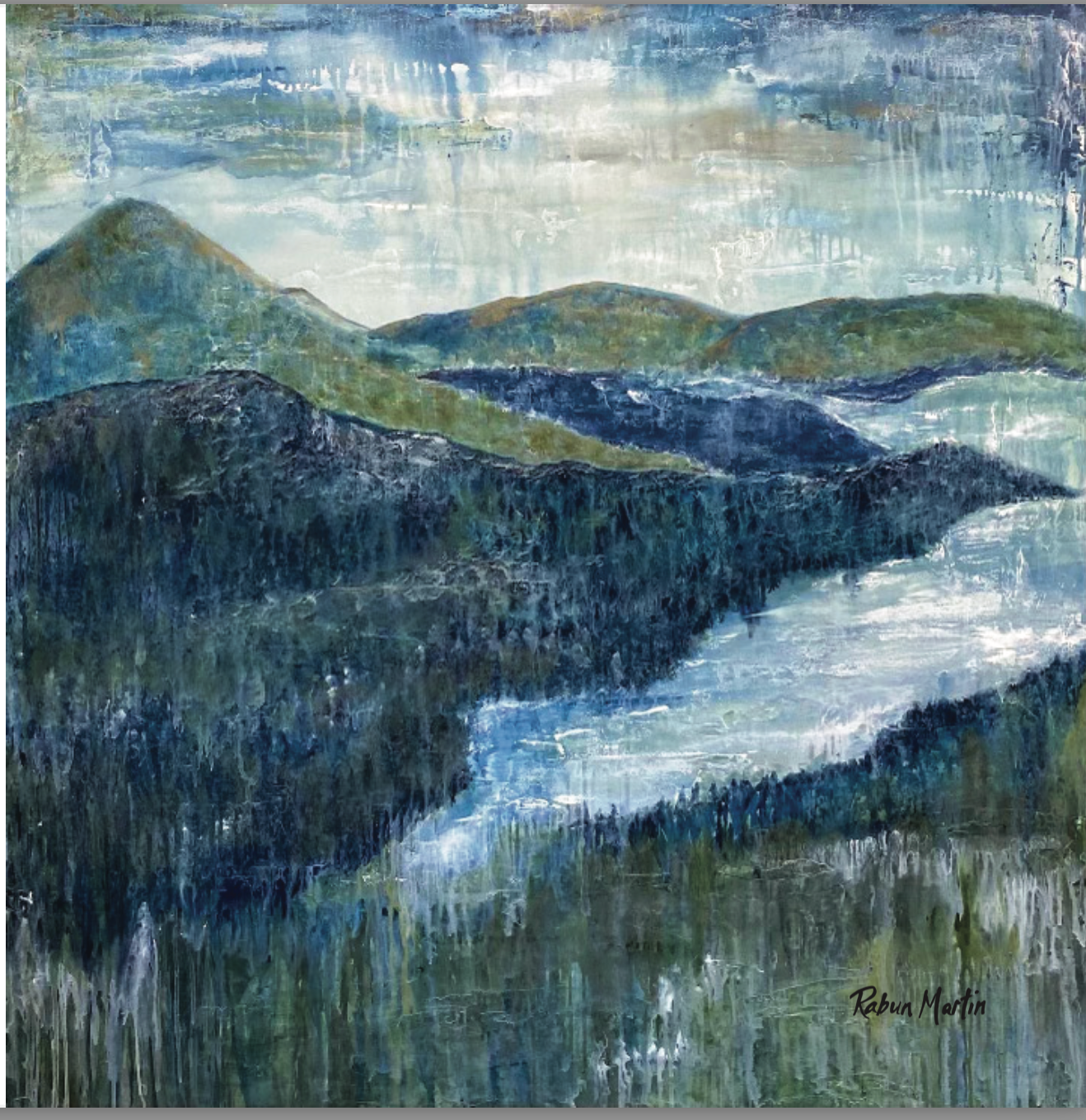 Square Note Card by Rabun Martin