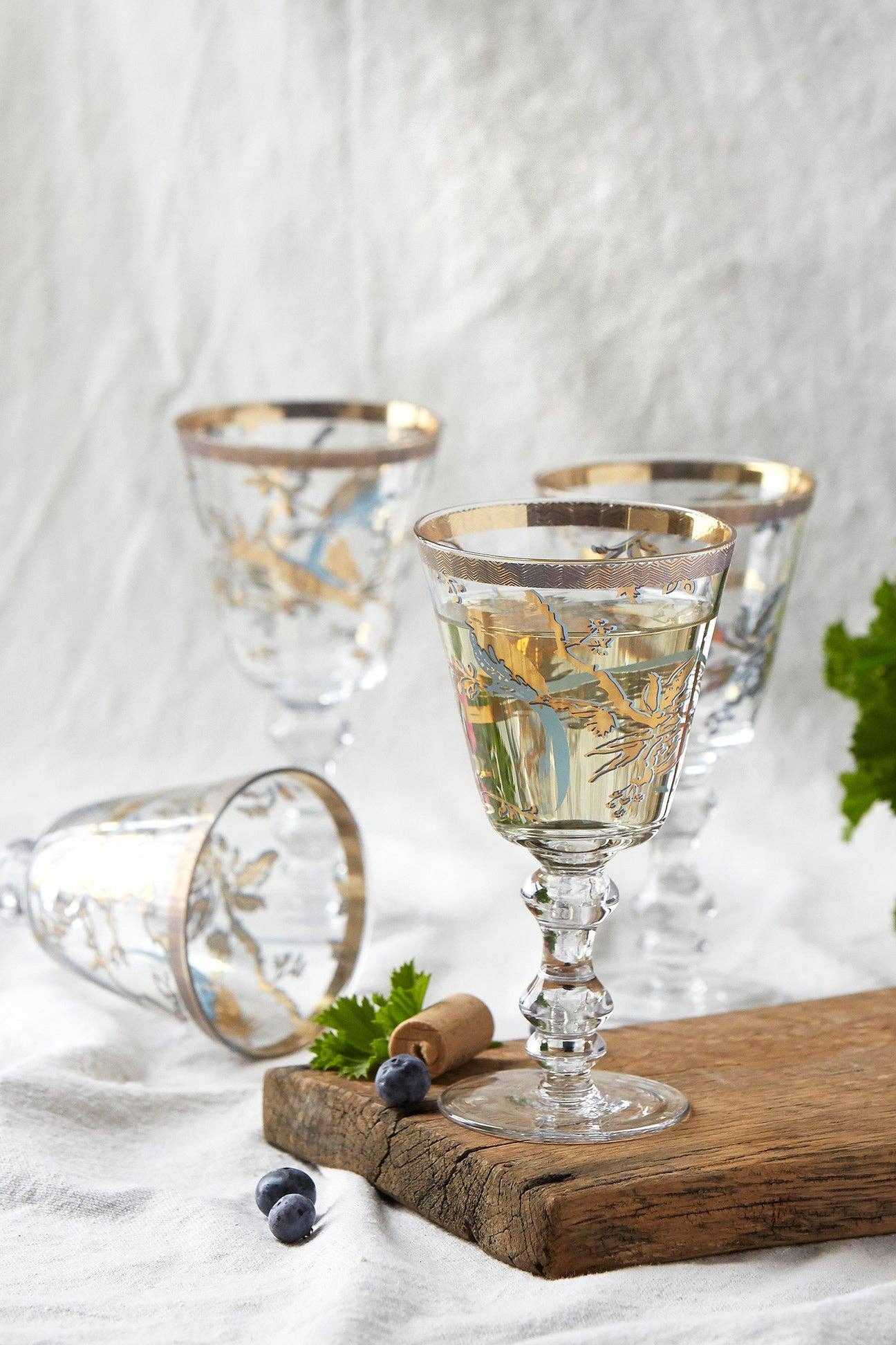 Patina Vie Chanteuse Goblet S/2