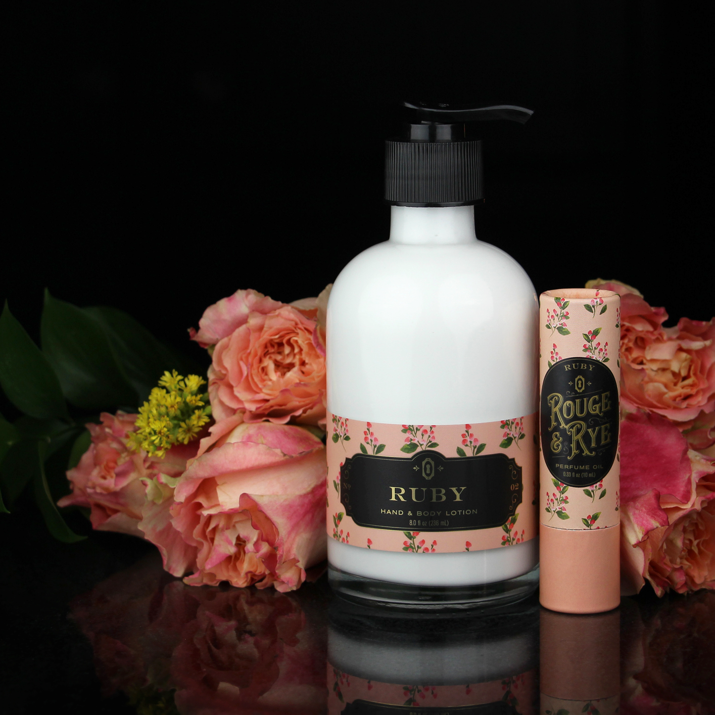 Ruby Perfume Oil • Raspberry, Rose and Peach