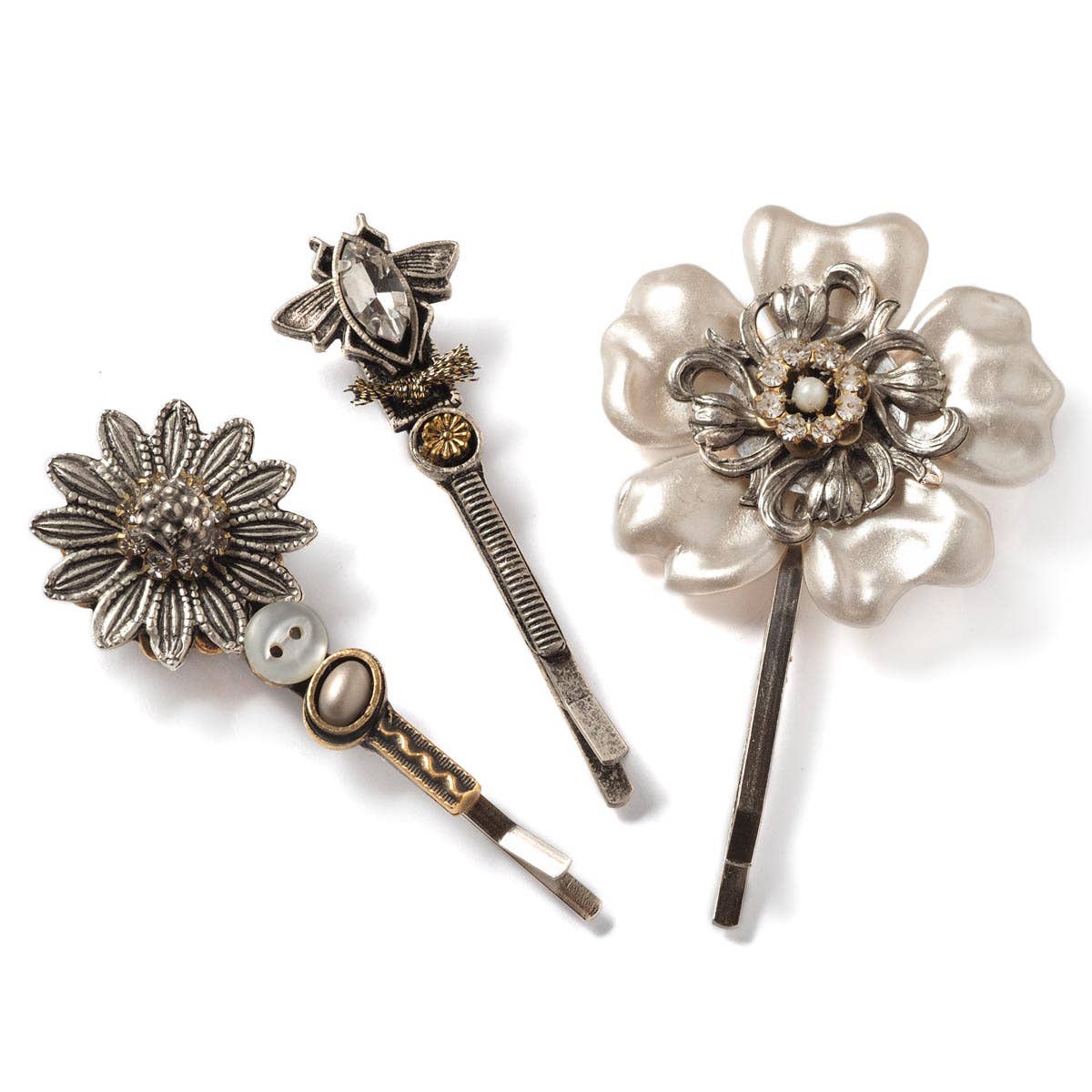 Flora & Fly Pearlescent Bobby pin set