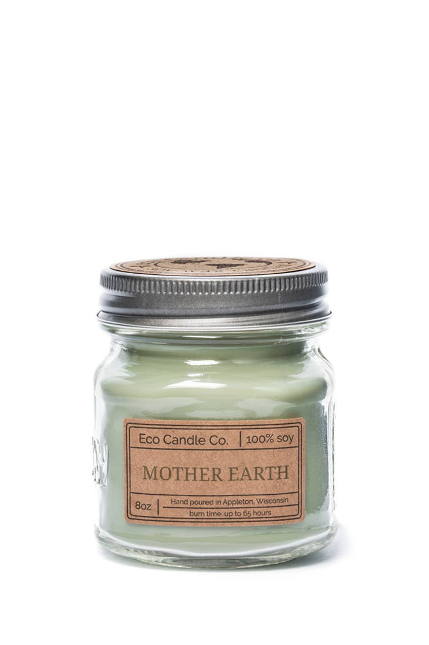 8oz mason MOTHER EARTH