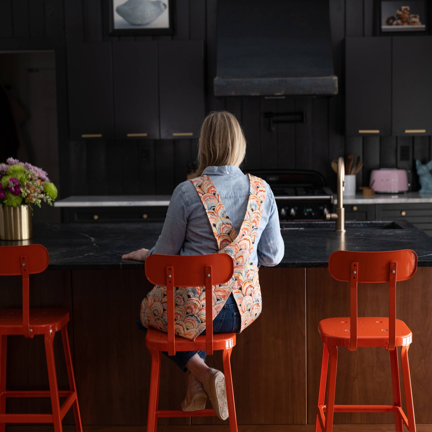 Pinafore Apron - Woodland Oyster