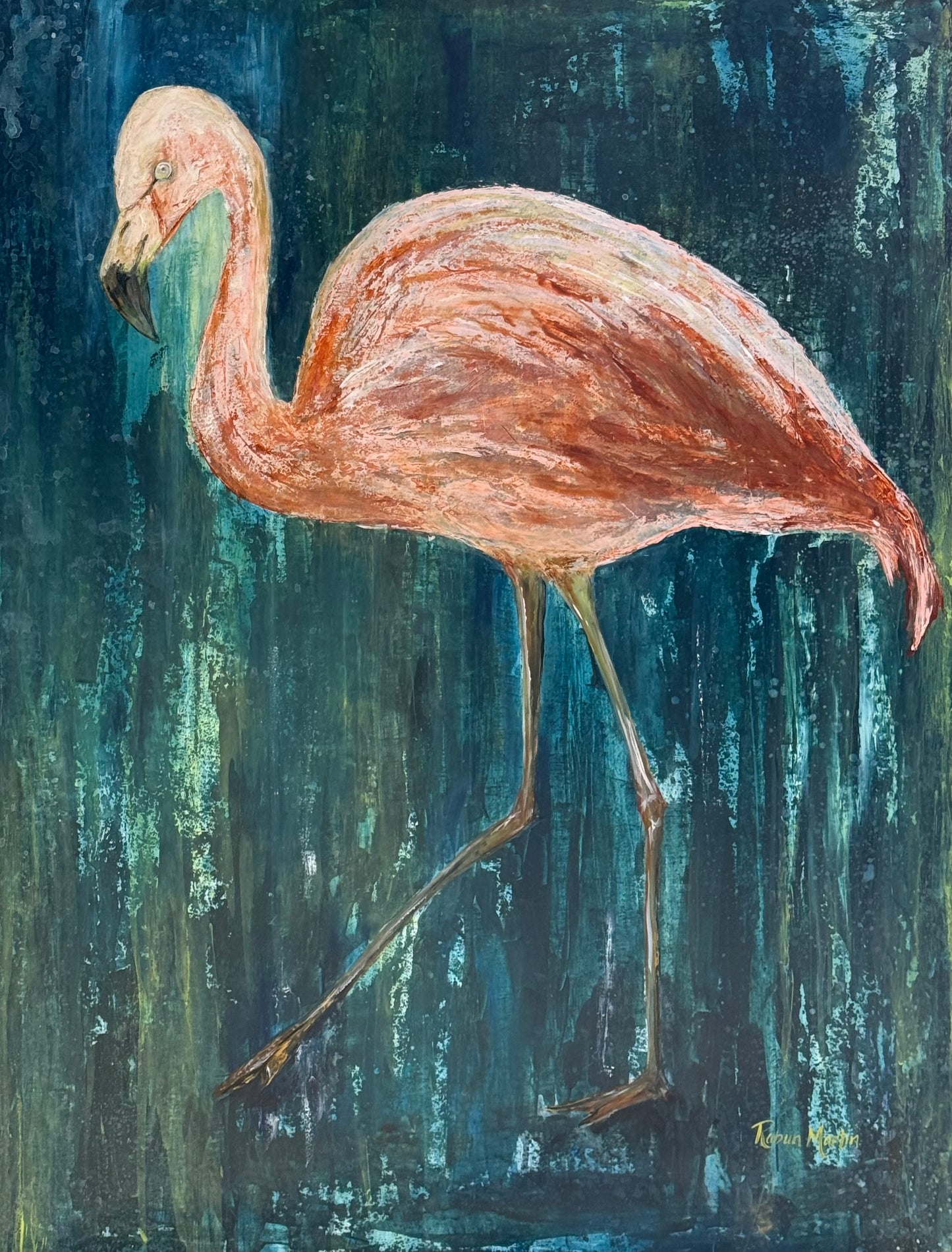 3x4 | Flamingo| Original