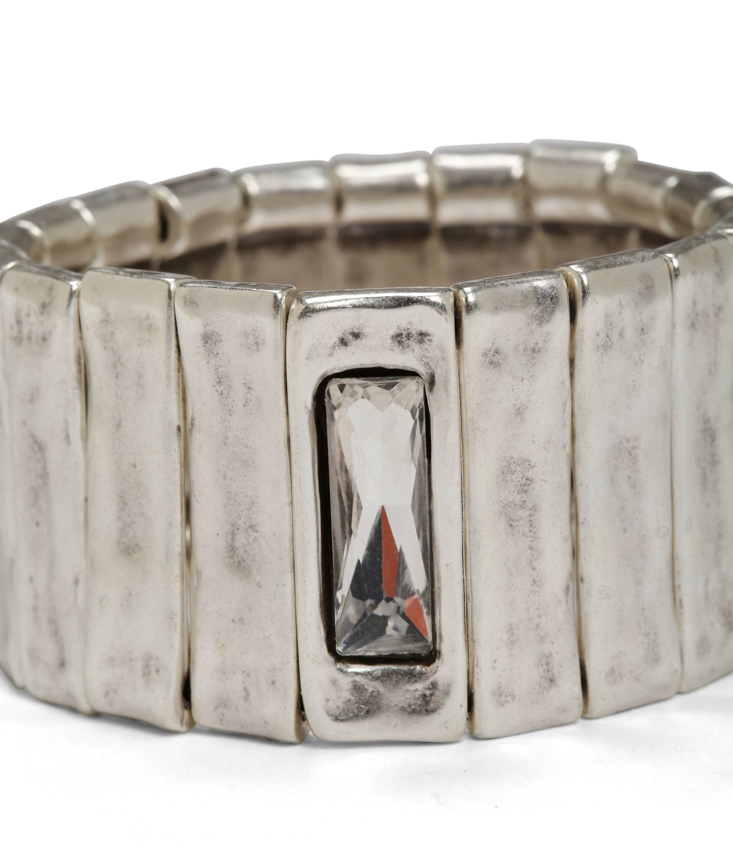 Handmade Pewter Bracelet - NB2214 CLEAR