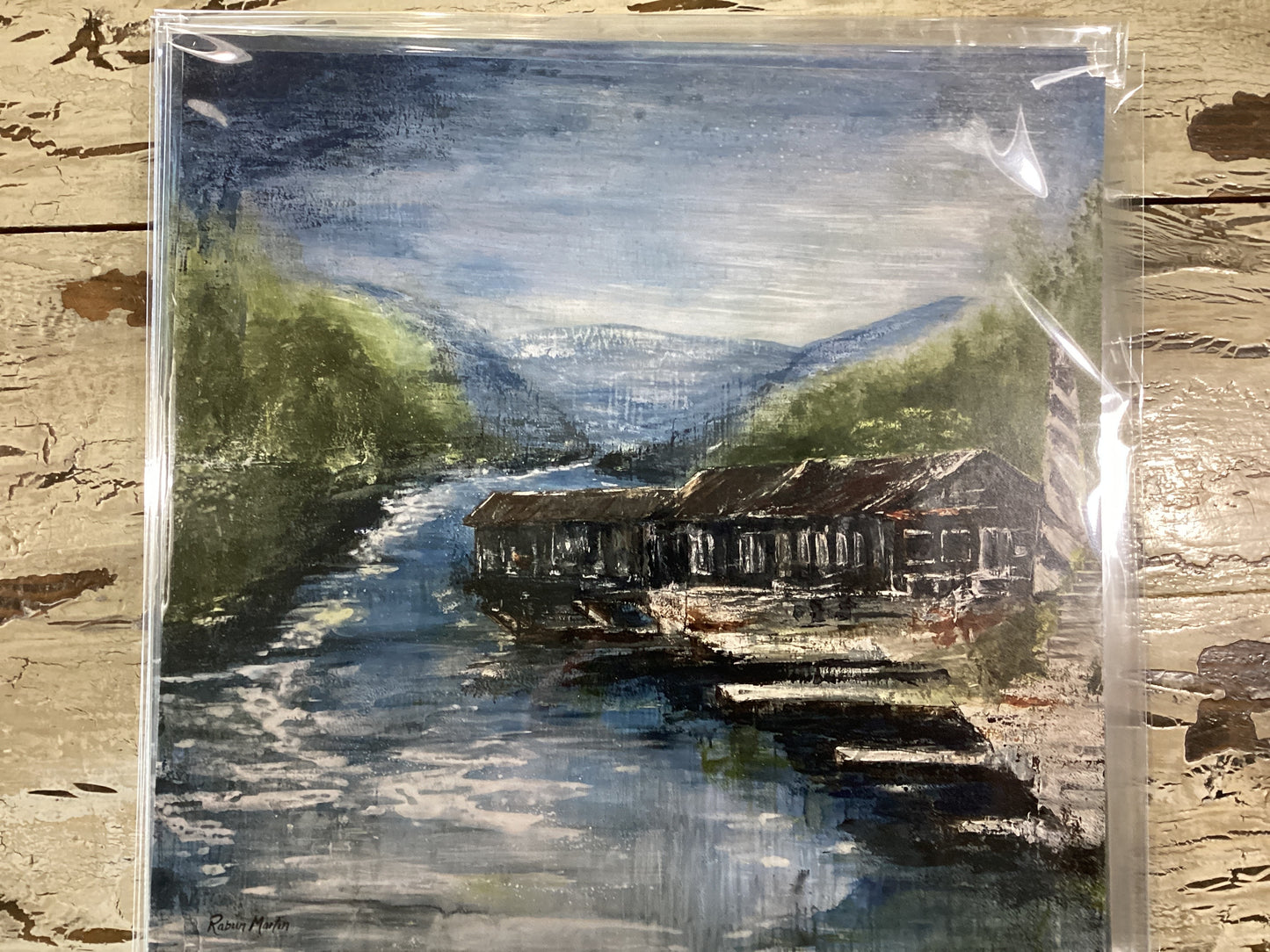 12x12 Anchorage Lake & Lighthouse