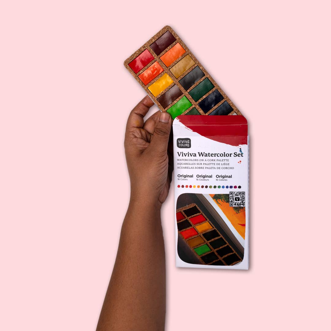 Viviva Original Pans Set - 16 watercolors