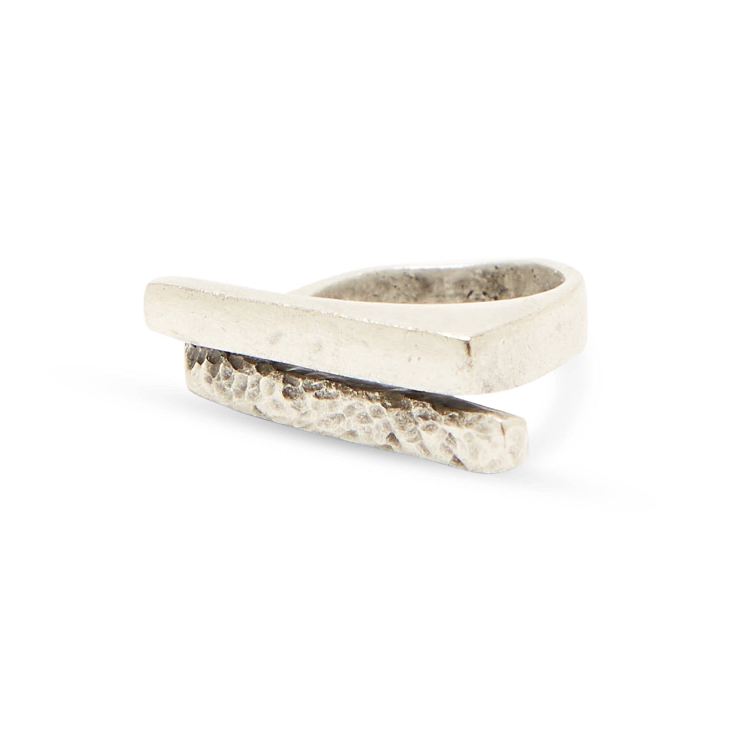 Handmade Brass Ring In Silver Plated - ZRC-017