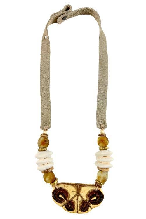 Slim Turtle Necklace | Summer Glow