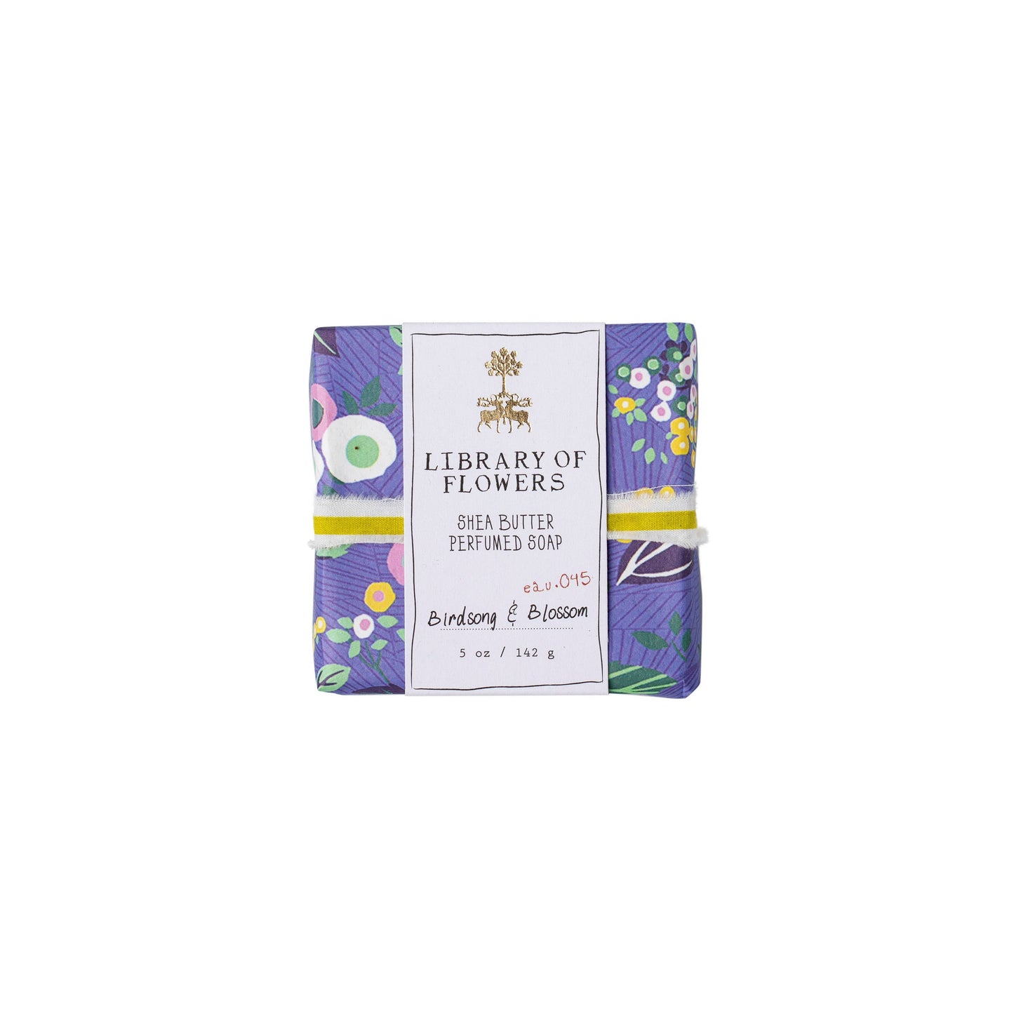 PERIWINKLE FLORAL SQUAR SOAP