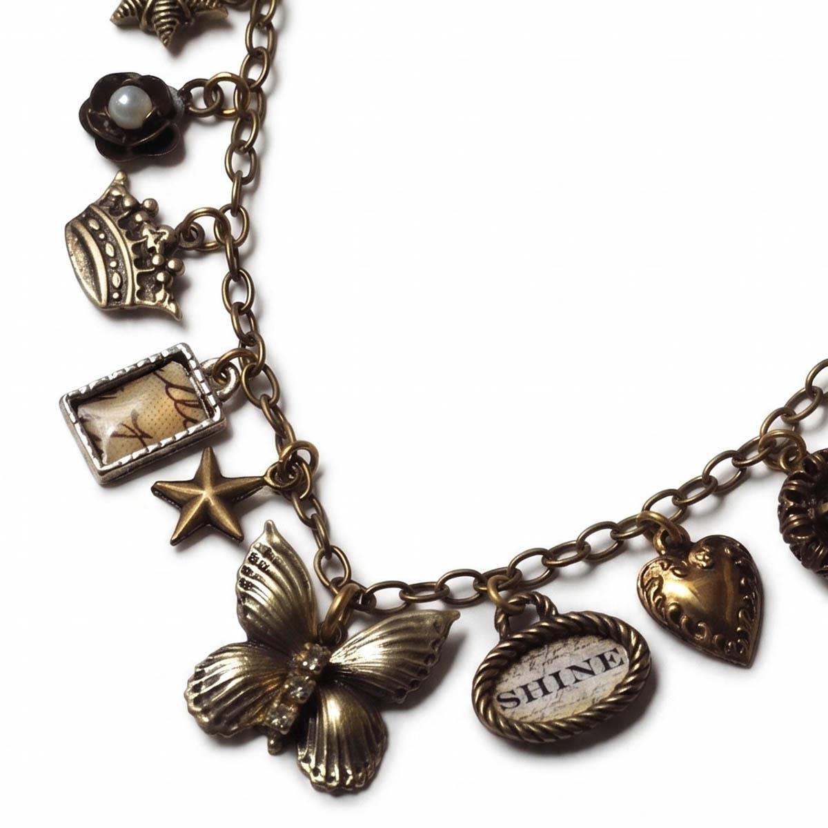 Collected Whispers Charm Necklace