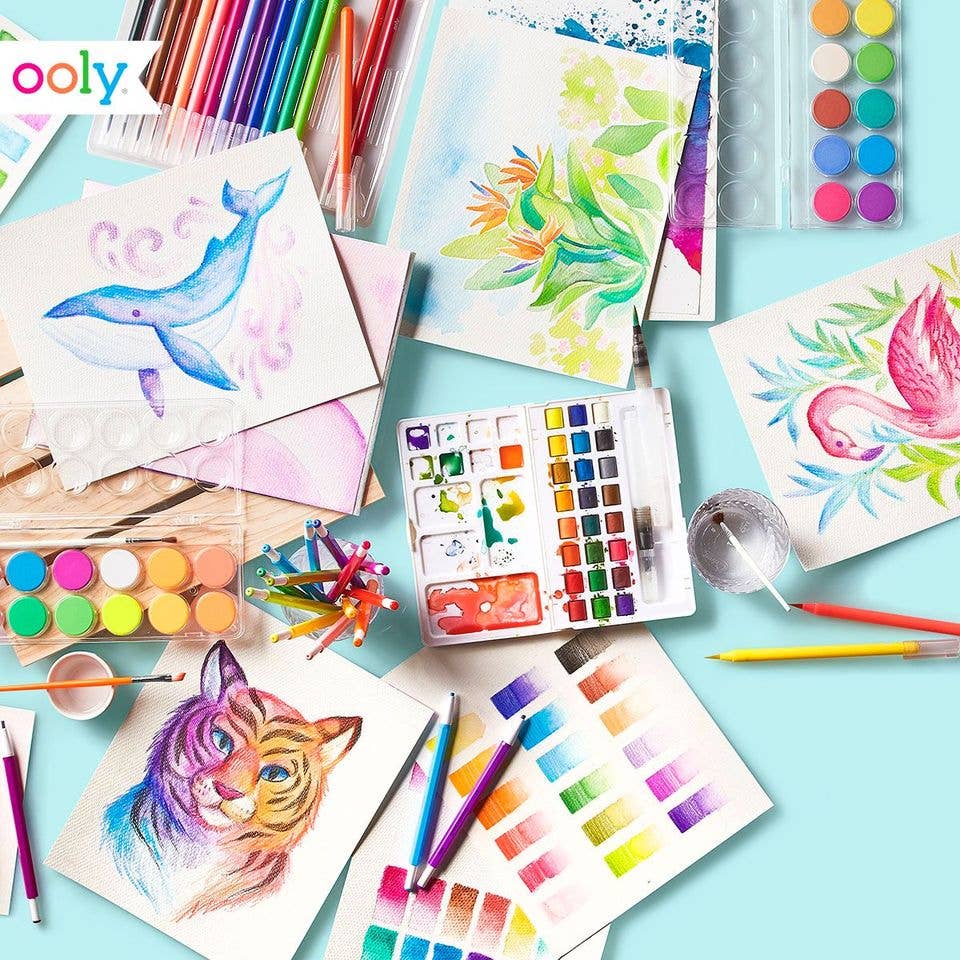 Watercolor Brush Markers