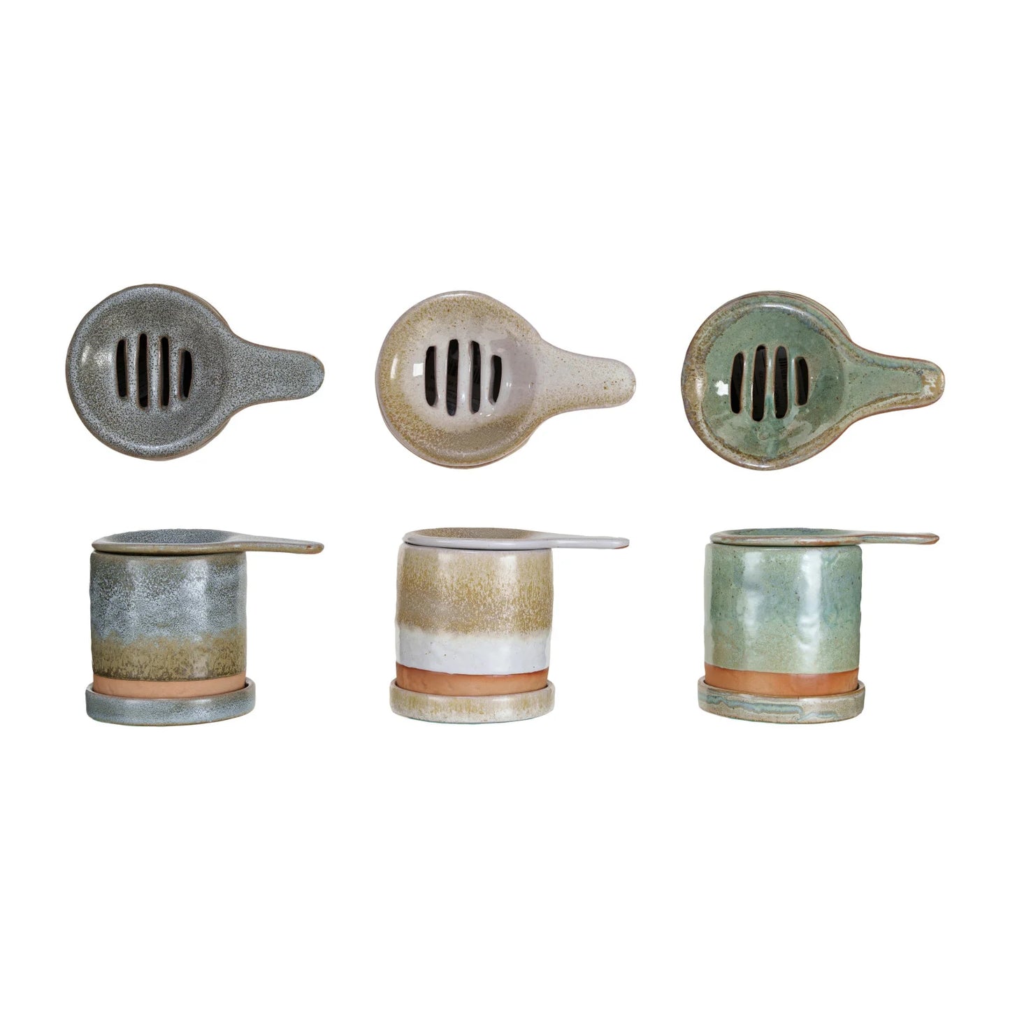 Stoneware Tea Filter w Cup/saucer