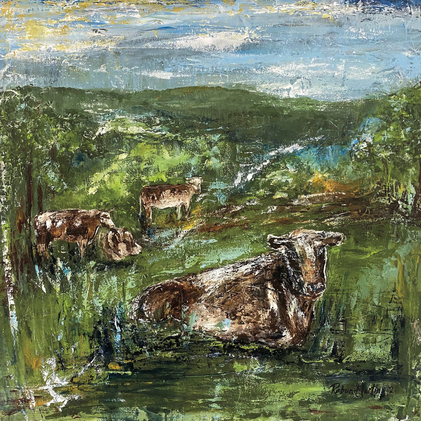 Square Note Card by Rabun Martin