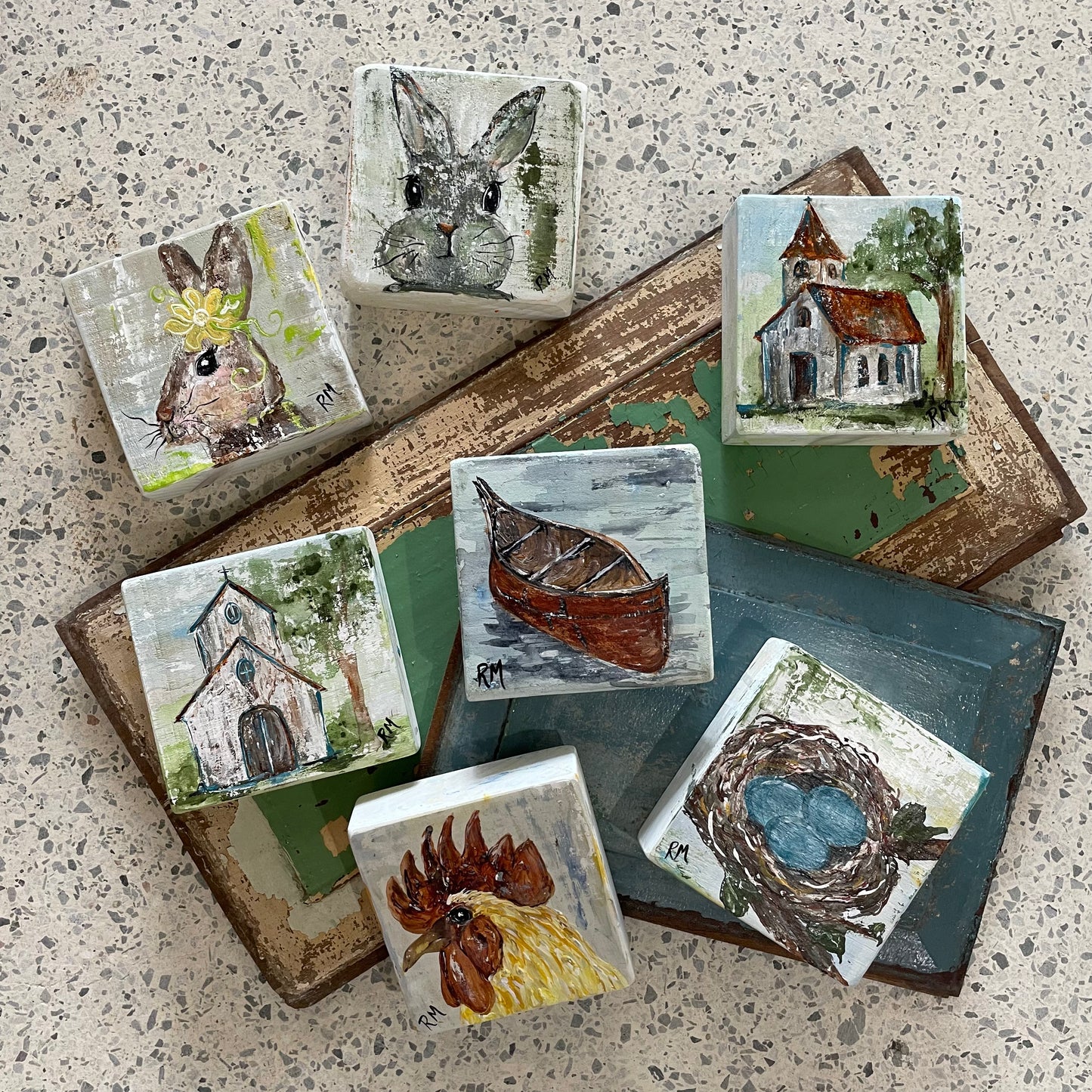 Studio Class | Mini Block Painting with Rabun