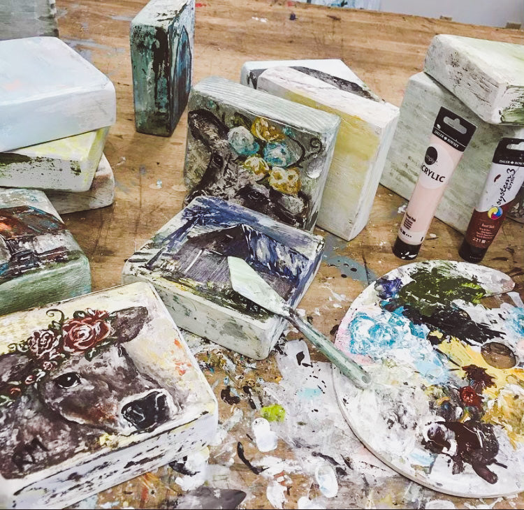 Studio Class | Mini Block Painting with Rabun