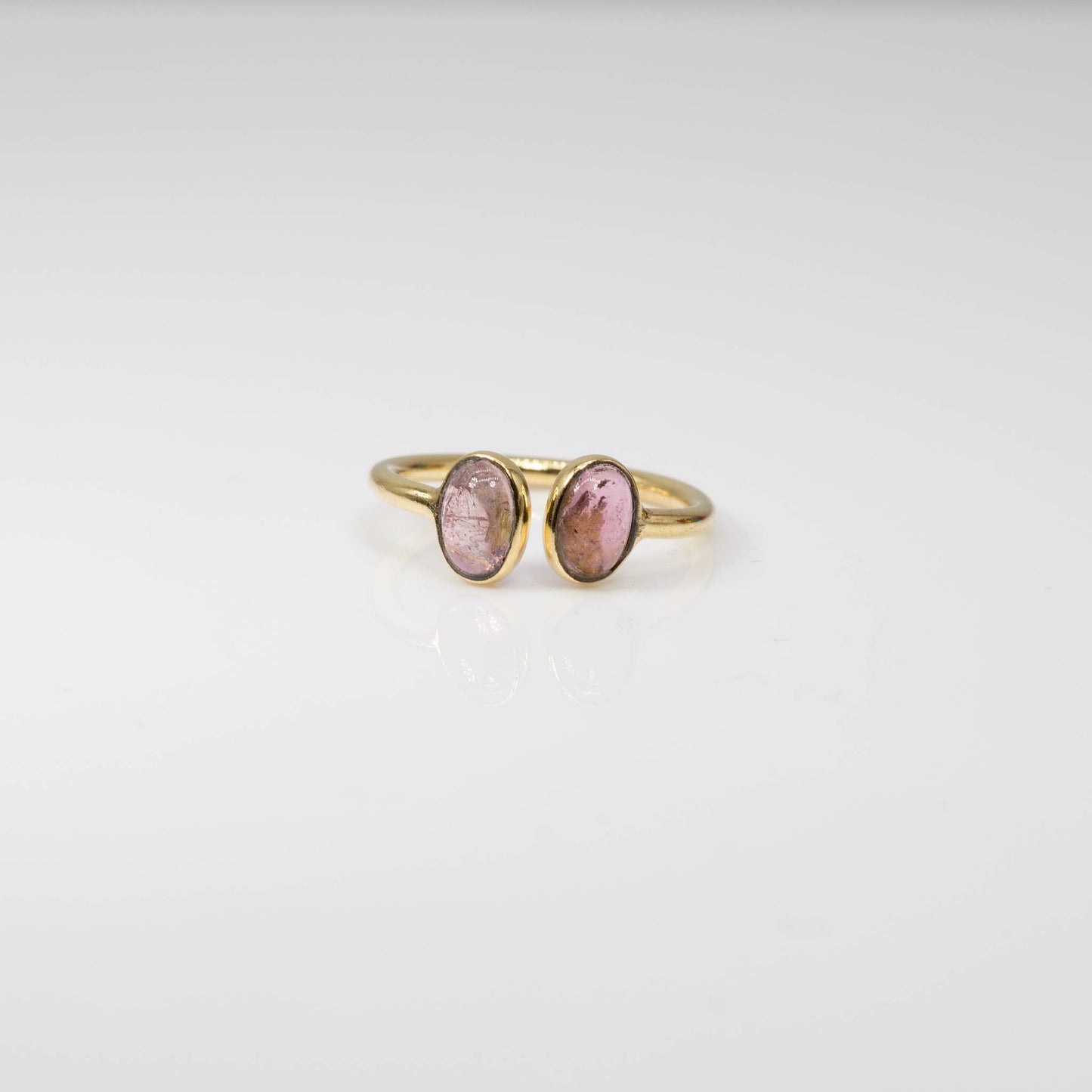 Tourmaline Duo ring: Green
