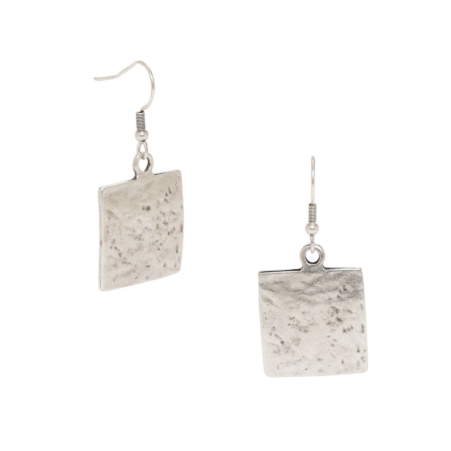 Handmade Pewter Earings - 4662