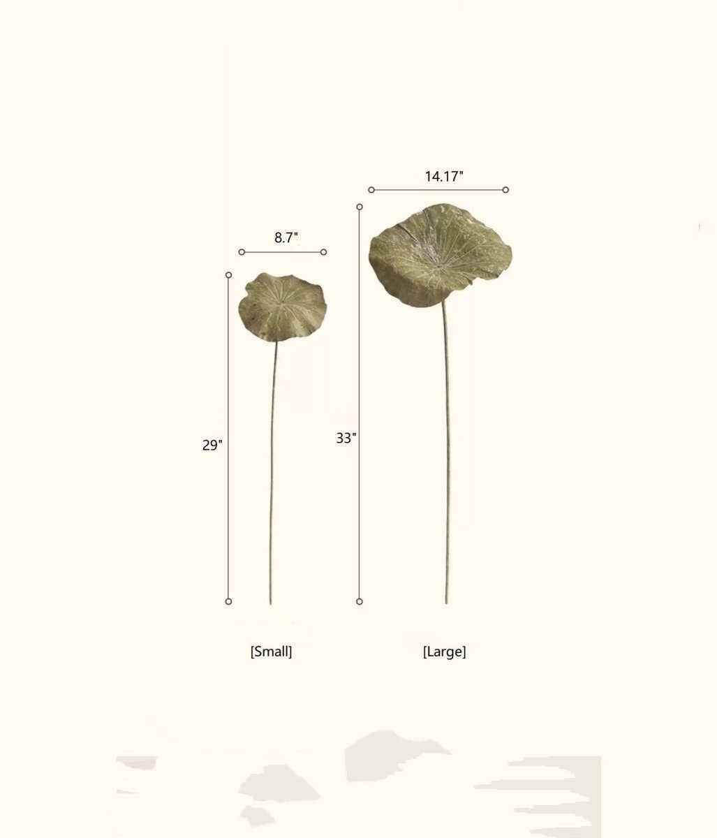 Artificial Rustic Lotus Stem: One Stem / Large