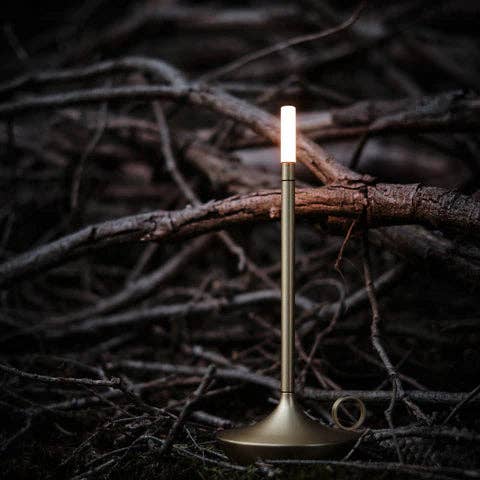 Portable Candle Lantern: Silver