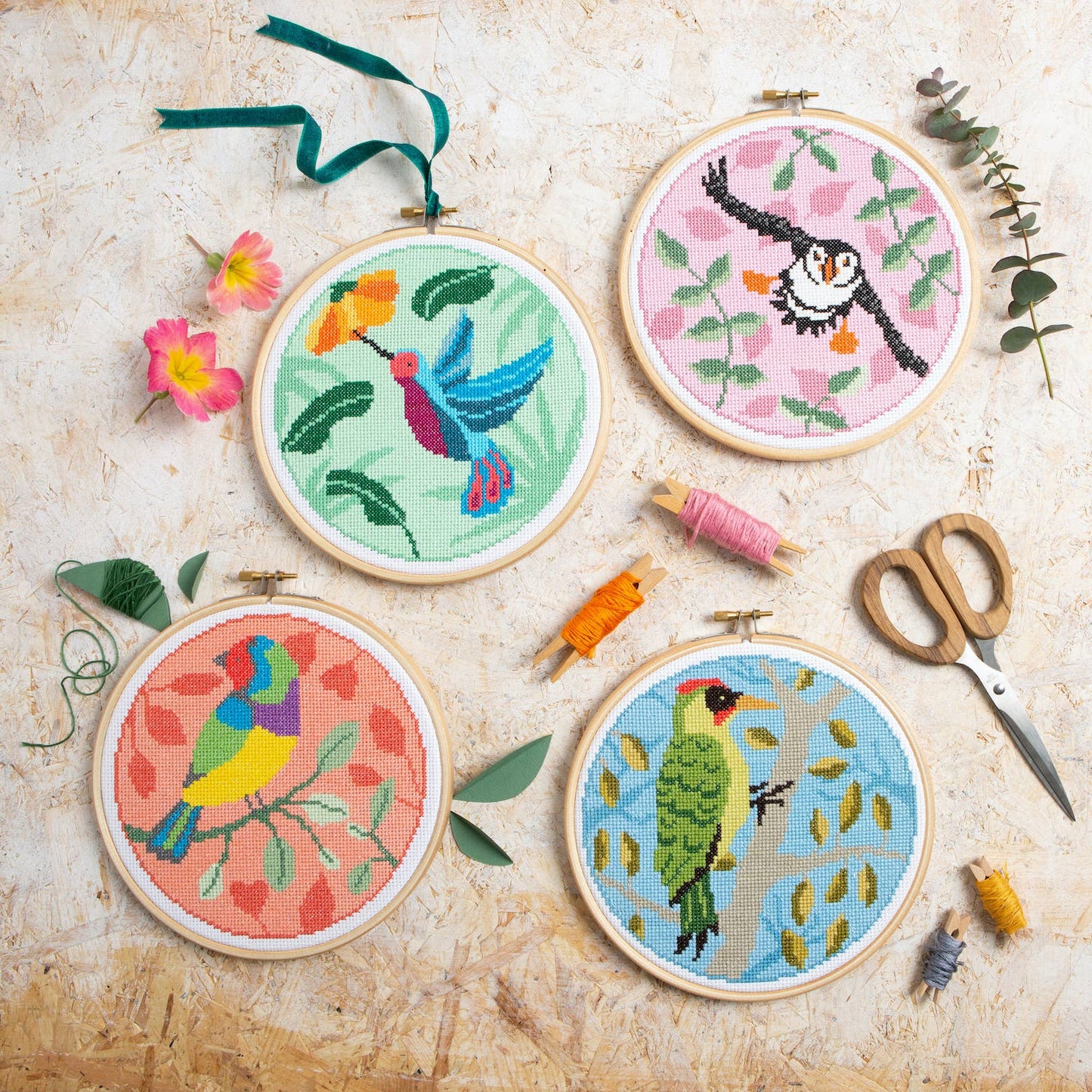 Hummingbird Cross Stitch Kit