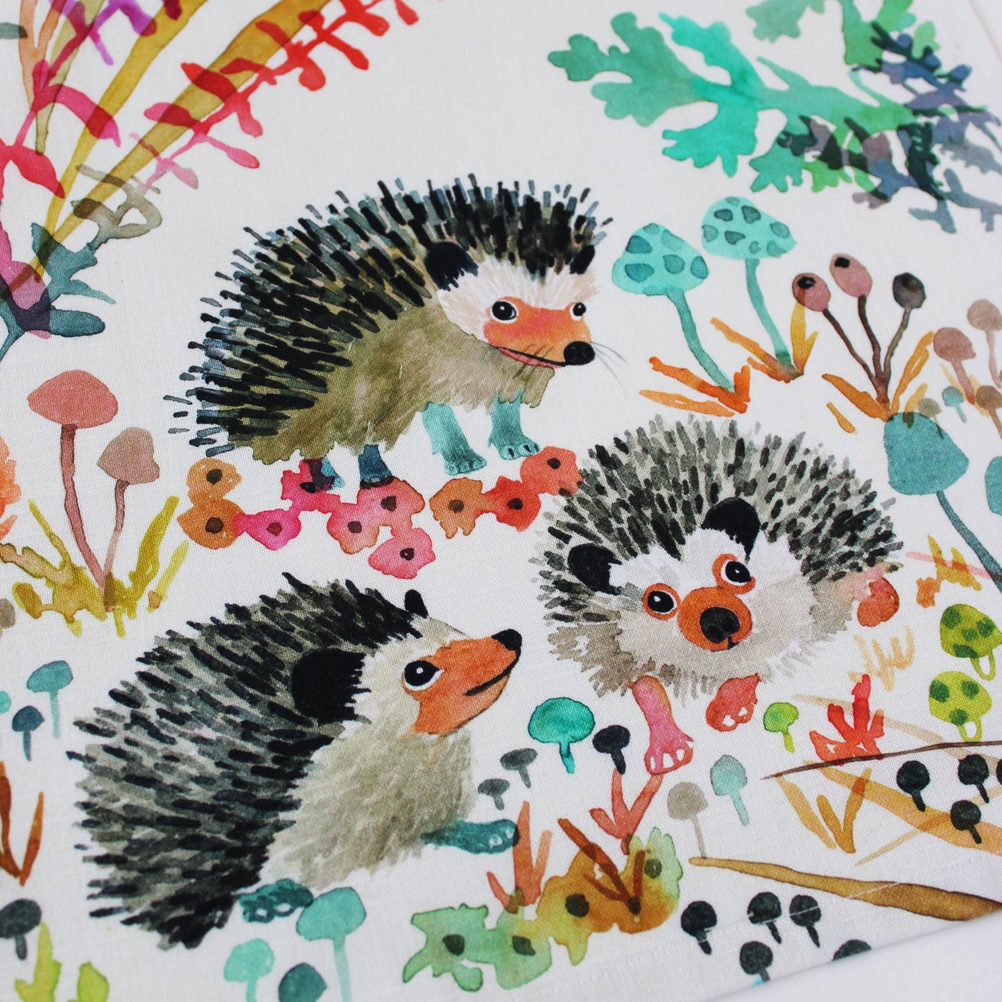 Tea Towel - Hedgehogs