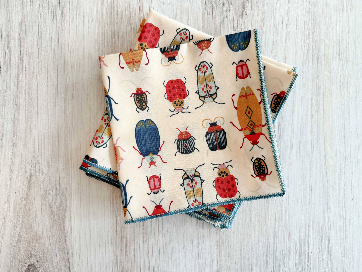 Beetle Cloth Napkins, set of four: Dinner