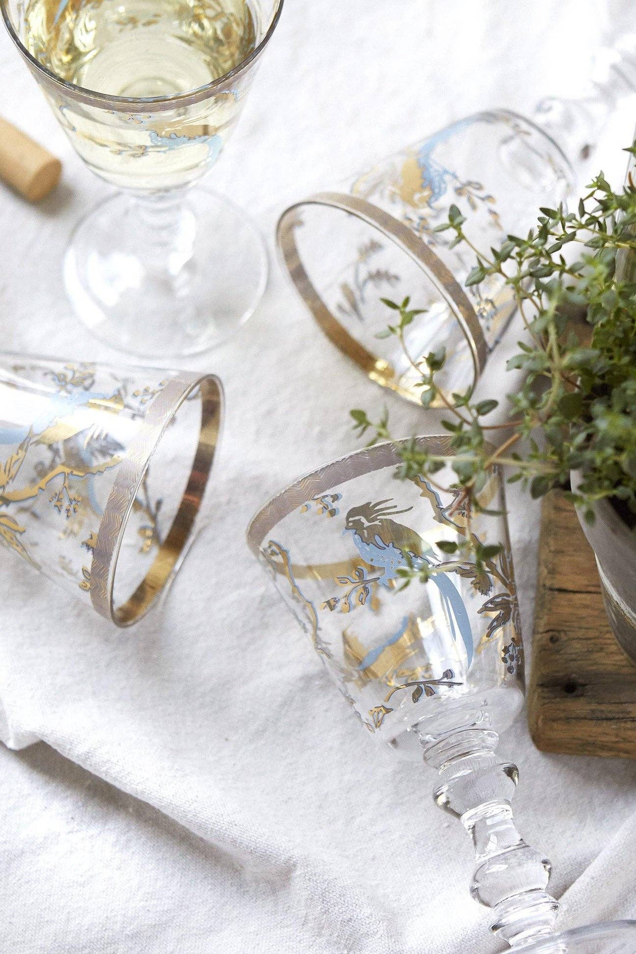 Patina Vie Chanteuse Goblet S/2