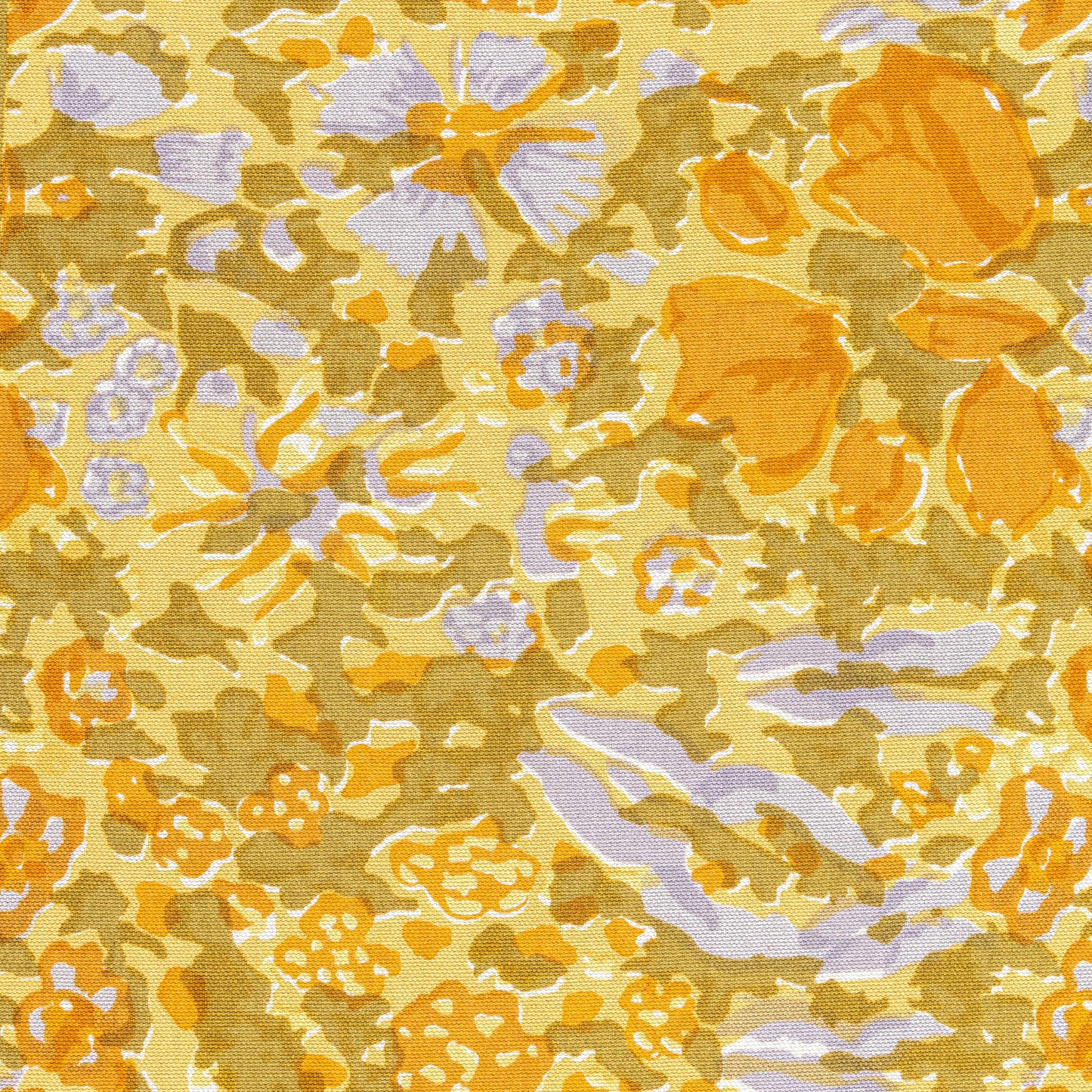 Jardin Mustard & Grey | Tea Towel