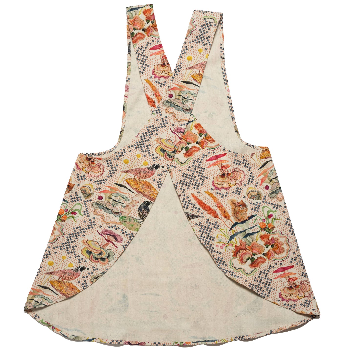 Pinafore Apron - Squirrel & Quail