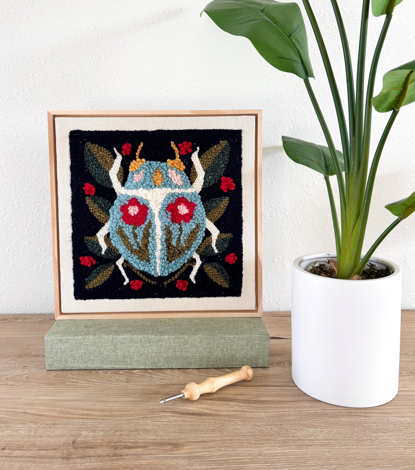 Spring Beetle Punch Needle Frame Kit