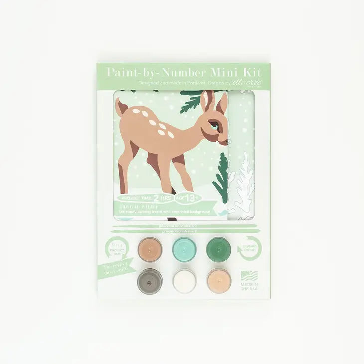 Mini Paint By Number Kit