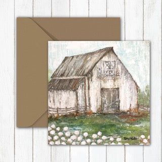 Square Note Card by Rabun Martin