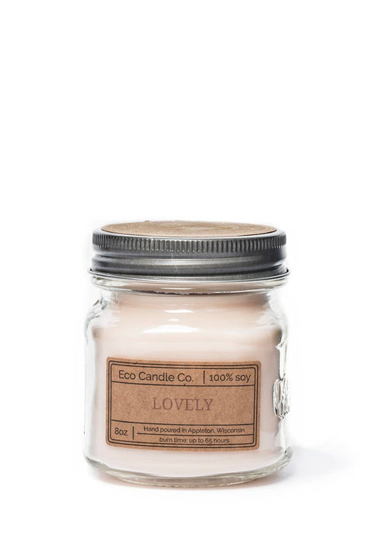 8oz mason LOVELY | Valentine's Day